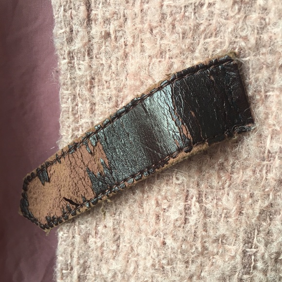 Barbie Pink tweed fuzzy nubbly boucle coat blazer vintage - Picture 5 of 7